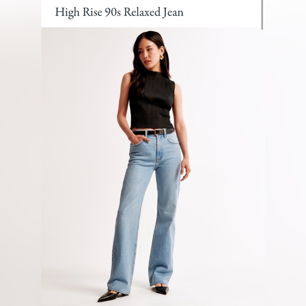 Abercrombie High Rise The ‘90s Relaxed Women's Jeans 8 Reg 29 Reg